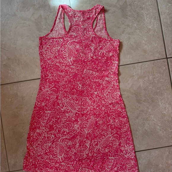 🦩Lilly Pulitzer Cordon dress Hotty Pink Get Crackin EUC🦩 - Picture 3 of 10